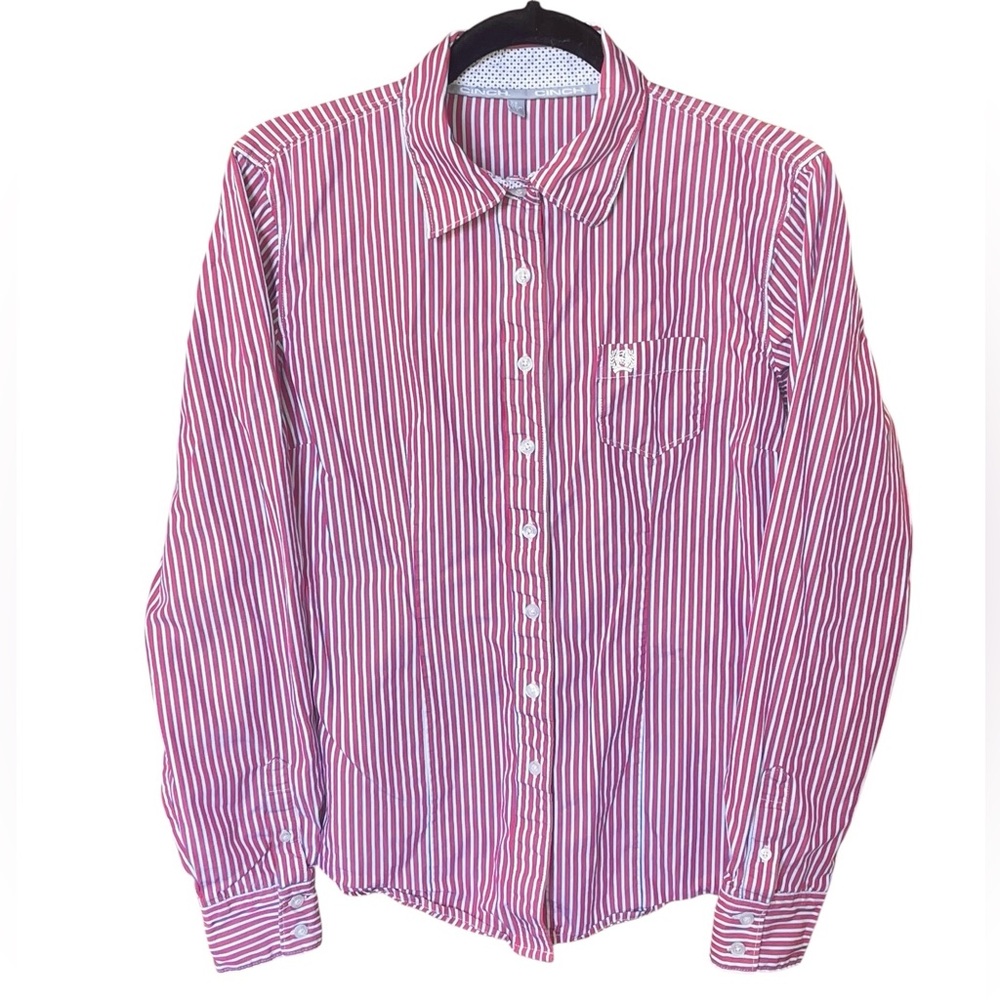 Cinch Multicolor Striped Button Up Shirt.